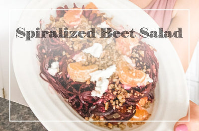 Spiralized Beet Salad